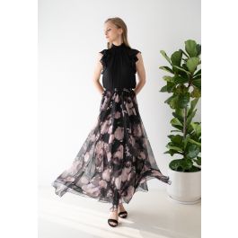 Maxi Knit Skirt this winter with Chicwish - With Love Lily Rose %