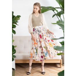 floral print blouse with maxi skirt, how to wear a button down shirt with a maxi  skirt, Chic Wish nude chiffon maxi skirt, Stuart Weitzman Nudist sandals  adobe leather, Louis Vuitton st.