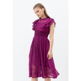 Magenta Lace Dresses