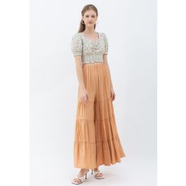 Sunny Days Wide-Leg Pants in Apricot - Retro, Indie and Unique Fashion