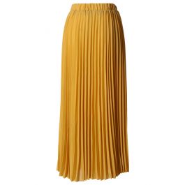 mustard skirt size 16