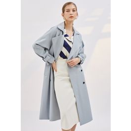 Chicwish Tailored Double-Breasted Belted Trench Coat