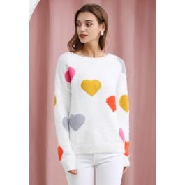 Wildfox heart cheap sweater