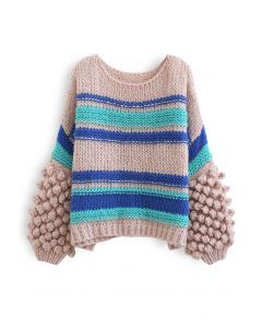 Pom-Pom Chunky Knit - OUTERS - Retro, Indie and Unique Fashion