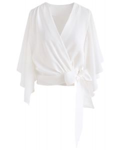 white cape top