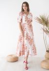 Botanical Garden Button Down Belted Dress - Retro, Indie And Unique Fashion