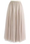 My Secret Garden Tulle Maxi Skirt in Cream - Retro, Indie and Unique ...