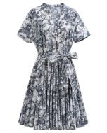 Baroque-Inspired Self-Tie Bowknot Frilling Hem Dress