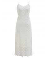 Rose Cutwork Crochet Cotton Cami Dress